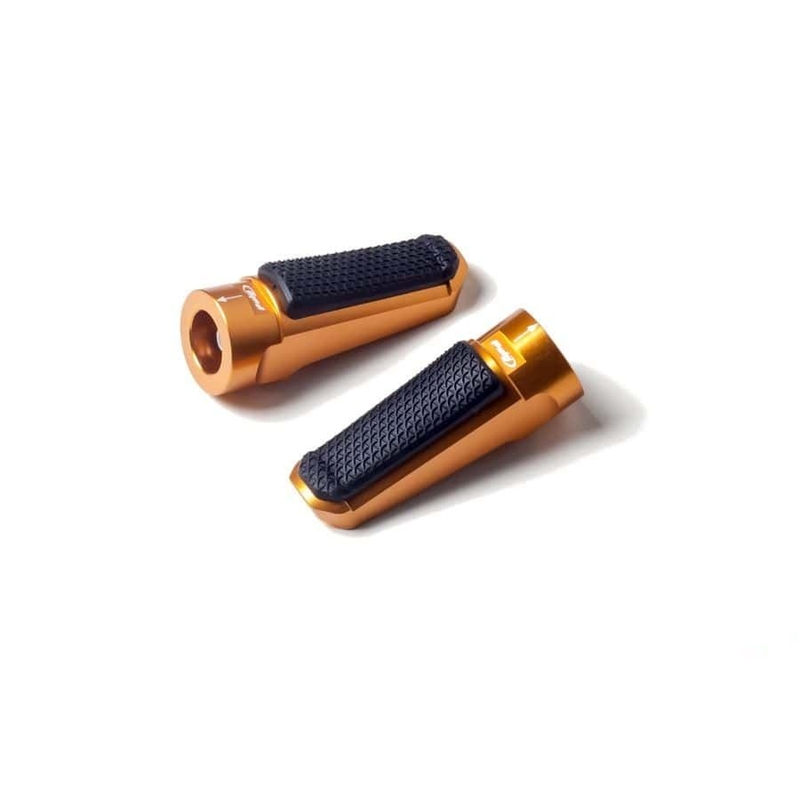 Footpegs without adapters PUIG SPORT arany with rubber
