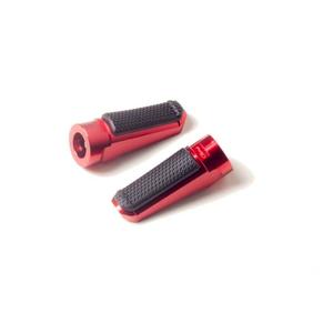 Footpegs without adapters PUIG SPORT 7318R piros with rubber
