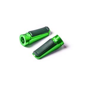 Footpegs without adapters PUIG SPORT 7318V zöld with rubber