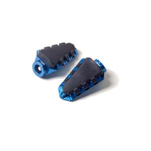 Footpegs without adapters PUIG TRAIL 7319A kék with rubber