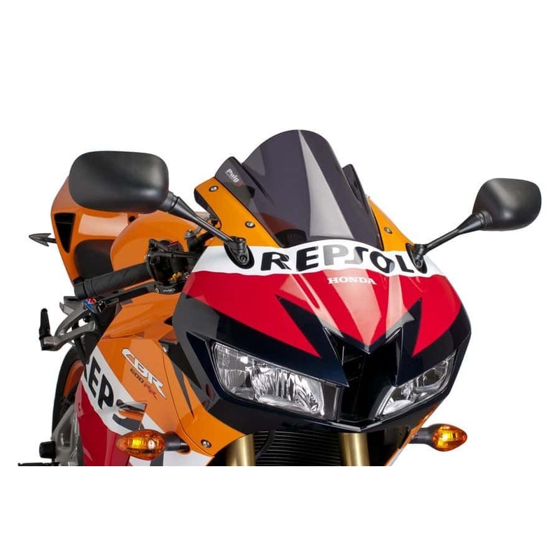 Windscreen PUIG RACING dark smoke részére HONDA CBR 600 RR 2013-2016