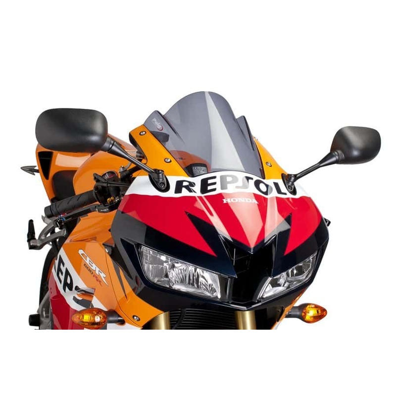 Windscreen PUIG RACING smoke részére HONDA CBR 600 RR 2013-2016