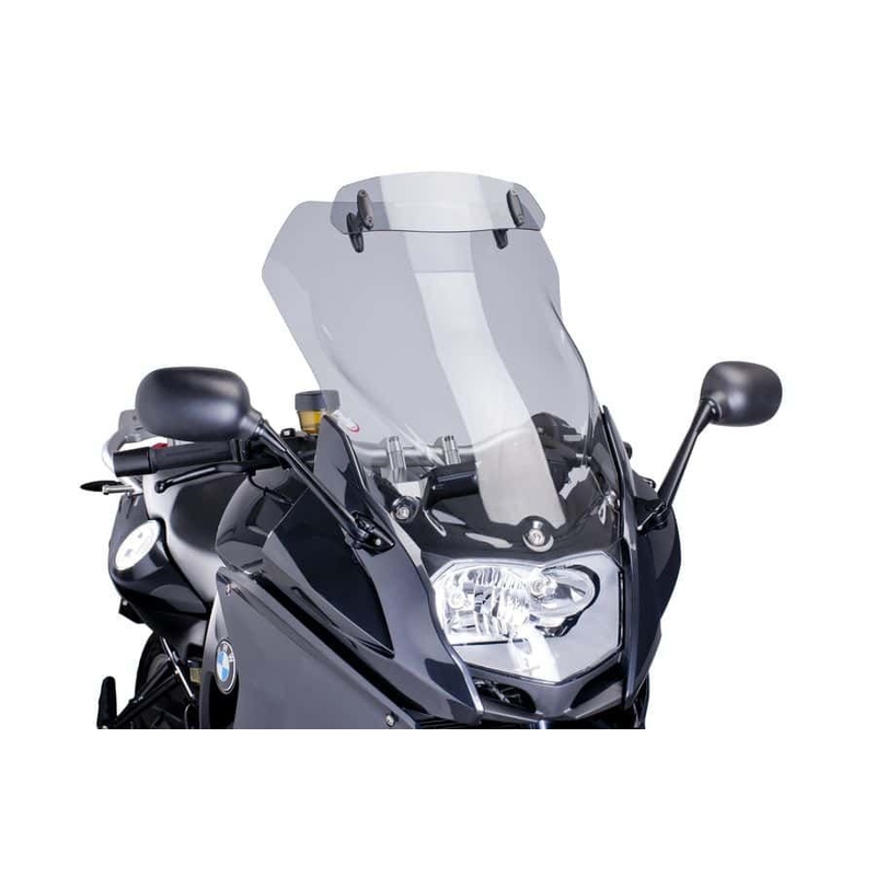 Windscreen PUIG TOURING WITH VISOR smoke részére BMW F 800 GT 2013-2018
