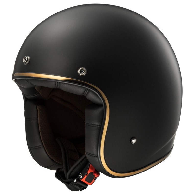 Sisaknyit nyitva LS2 OF583 Bobber Tömör fekete matt