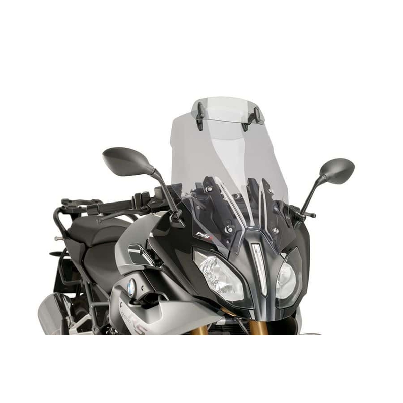 Windscreen PUIG TOURING WITH VISOR smoke részére BMW R 1250 RS 2019-2024