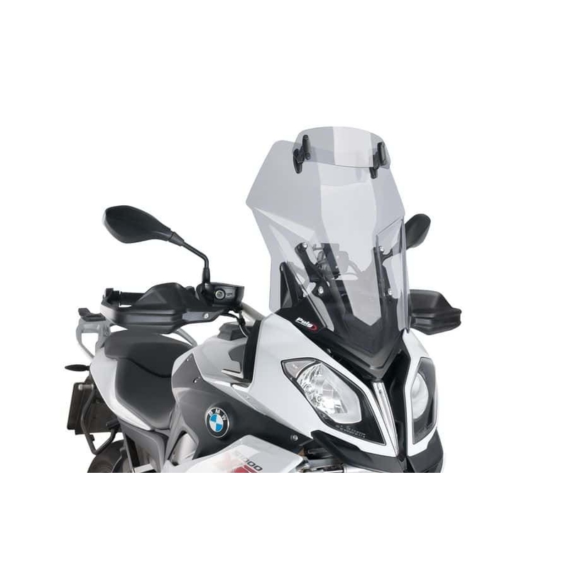 Windscreen PUIG TOURING WITH VISOR smoke részére BMW S 1000 XR 2015-2019