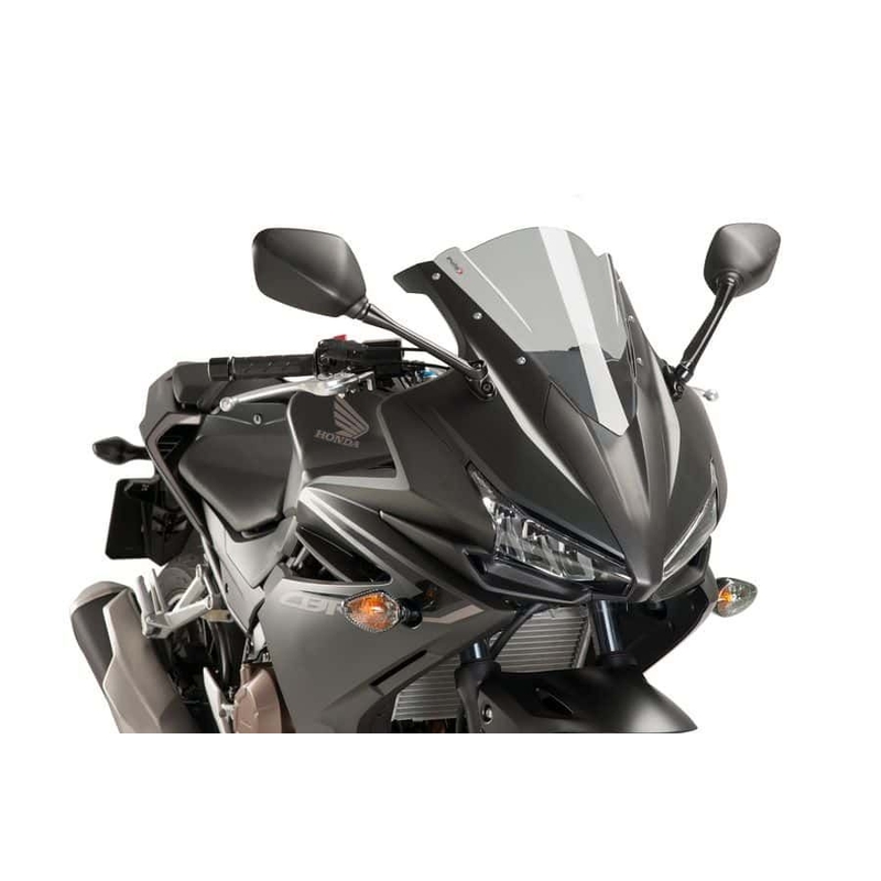 Windscreen PUIG RACING smoke részére HONDA CBR 500 R 2016-2018