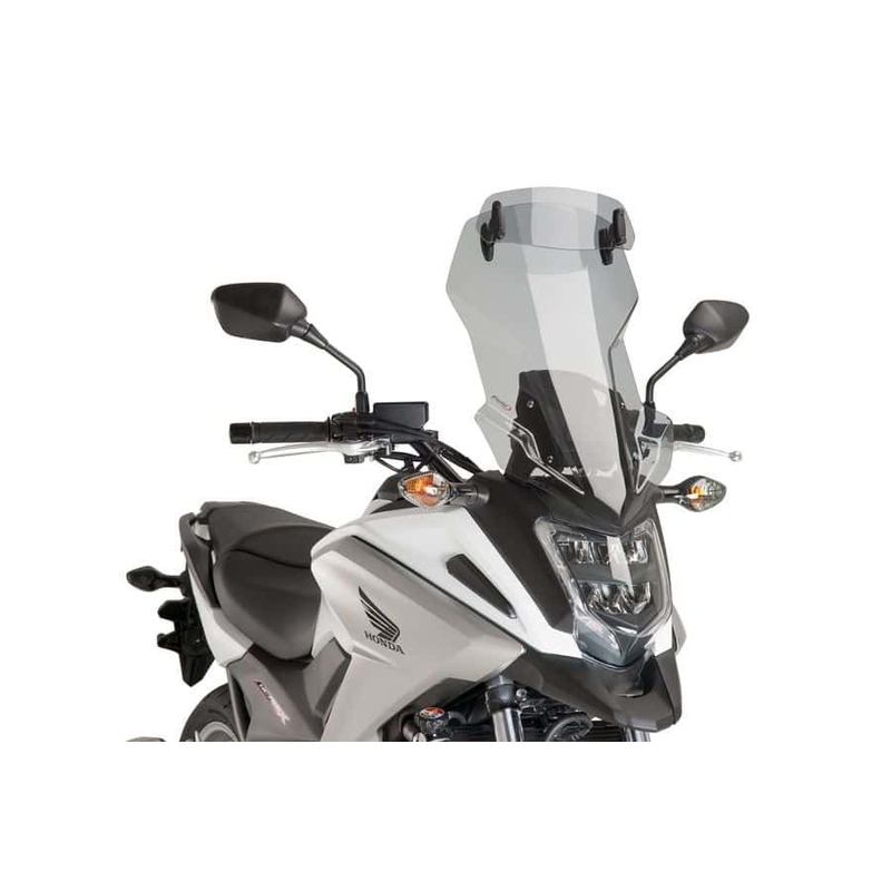 Windscreen PUIG TOURING WITH VISOR smoke