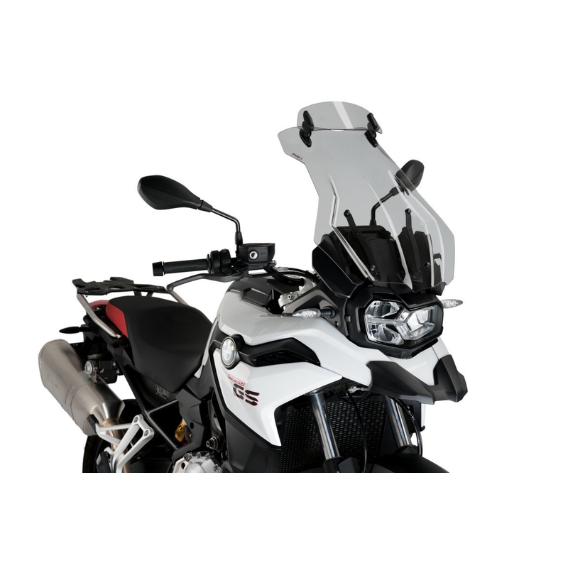 Windscreen PUIG TOURING WITH VISOR smoke