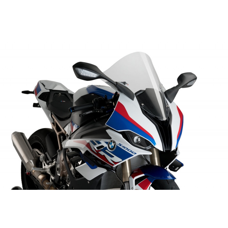 Windscreen PUIG RACING áttetsző részére BMW S 1000 RR 2019-2025, BMW M 1000 RR 2021-2022
