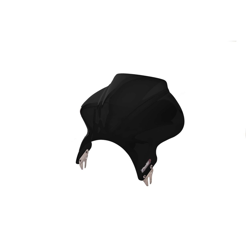 Windshield PUIG COCKPIT fekete univerzális részére ROYAL ENFIELD Continental GT 650 2021-2026