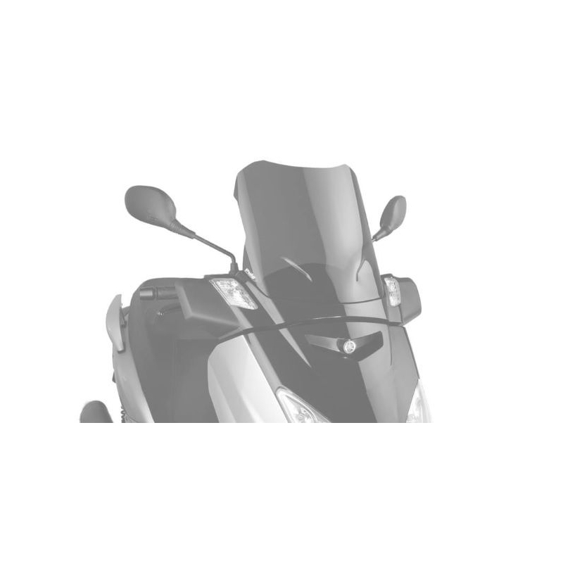 Windshield PUIG V-TECH LINE TOURING fekete részére YAMAHA YP 125 X-MAX 2005-2009, YAMAHA YP 250 X-MAX 2005-2009