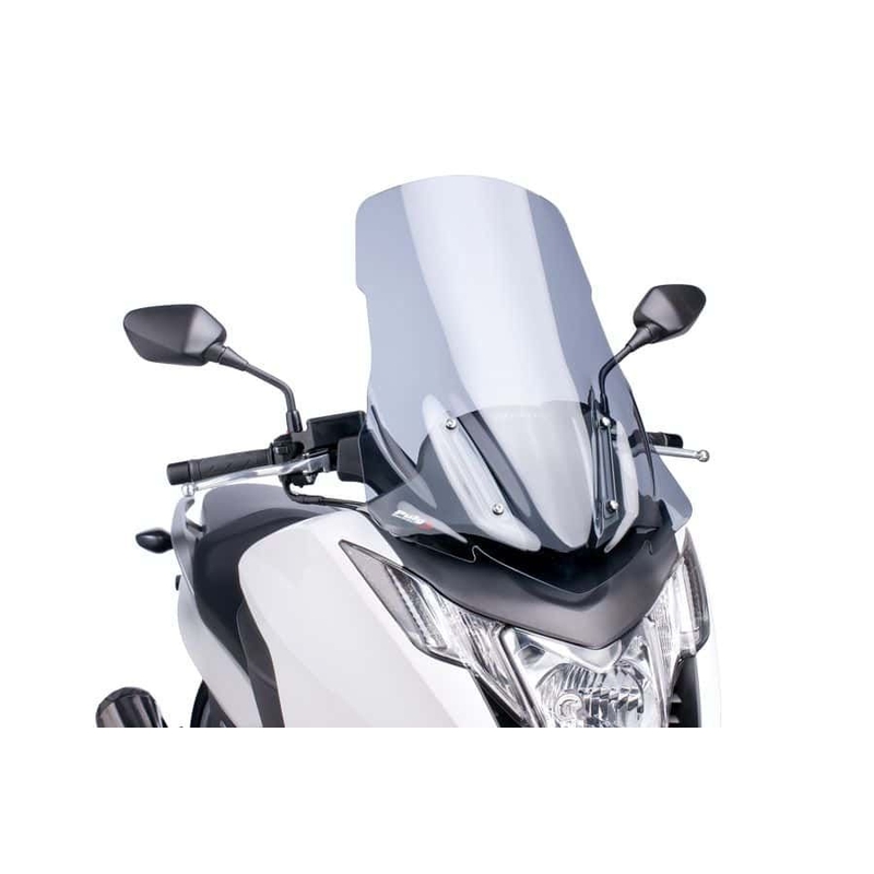 Windshield PUIG V-TECH LINE TOURING smoke részére HONDA NC 700 D Integra 2012-2013, HONDA NC 750 D Integra 2014-2019