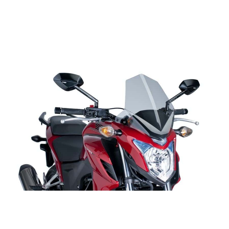 Windshield PUIG NEW GEN. SPORT smoke részére HONDA CB 500 F 2013-2015