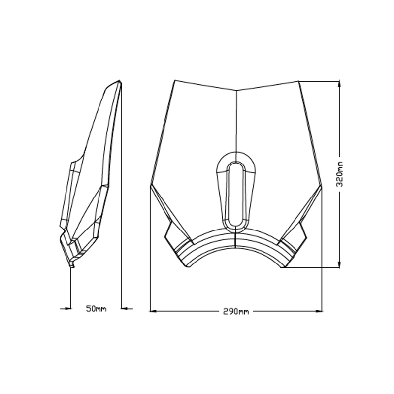 Windshield PUIG NEW GEN. SPORT áttetsző
