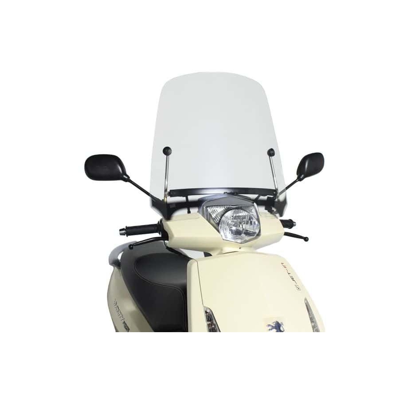 Windshield PUIG T.G. áttetsző részére PEUGEOT Vivacity 50 2009-2017