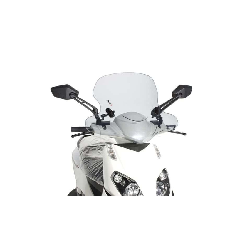 Windshield PUIG CITY TOURING smoke részére APRILIA Sportcity One 125 2008-2012, APRILIA Sportcity One 50 2008-2012