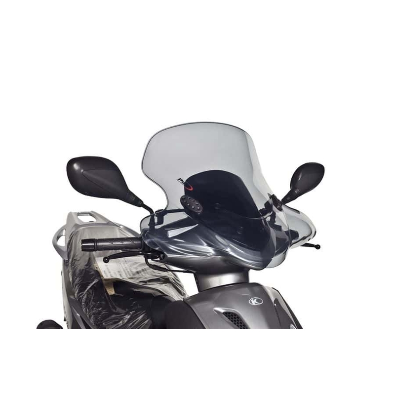 Windshield PUIG CITY TOURING smoke részére KYMCO Agility 50 City 4T (R16) 2011-2019, KYMCO Agility 125 City (R16) 2011-2019