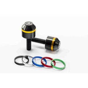 Bar ends PUIG SHORT WITH RING 8024N colour rings included