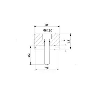 Mirror adaptor PUIG ADAPTER REAR MIRROR HI-TECH IV APRILIA SHIVER 901 9871N fekete to bar end