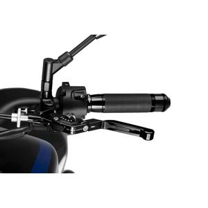 Clutch lever without adapter PUIG 3.0 24NNN extendable folding black/black