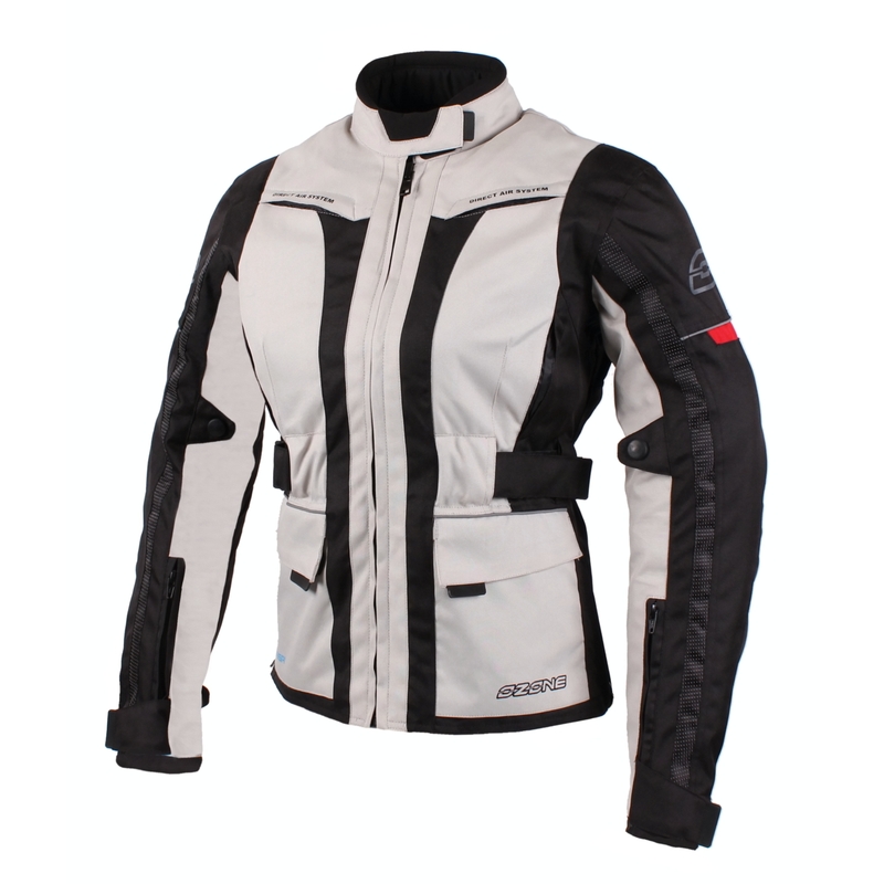 Női motoros kabát ózon Madame Grey /Black Sale kiárusítás