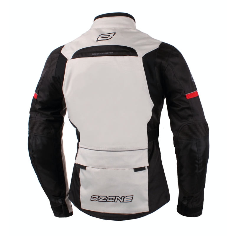 Női motoros kabát ózon Madame Grey /Black Sale kiárusítás