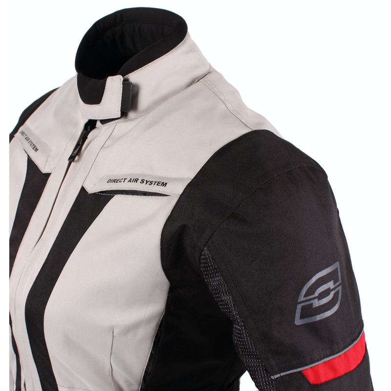 Női motoros kabát ózon Madame Grey /Black Sale kiárusítás