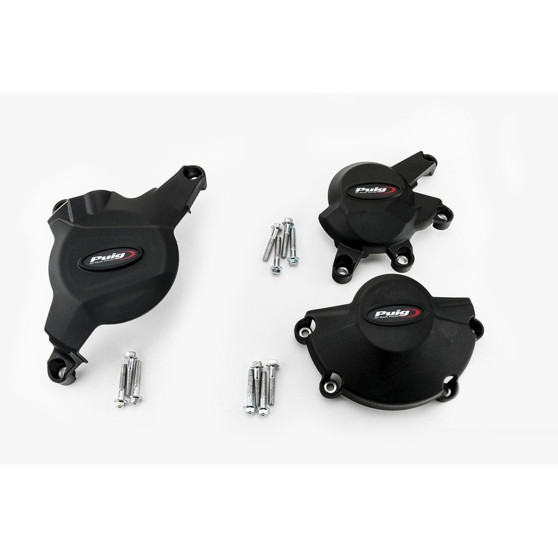 Engine protective covers PUIG fekete included right, left and alternator caps