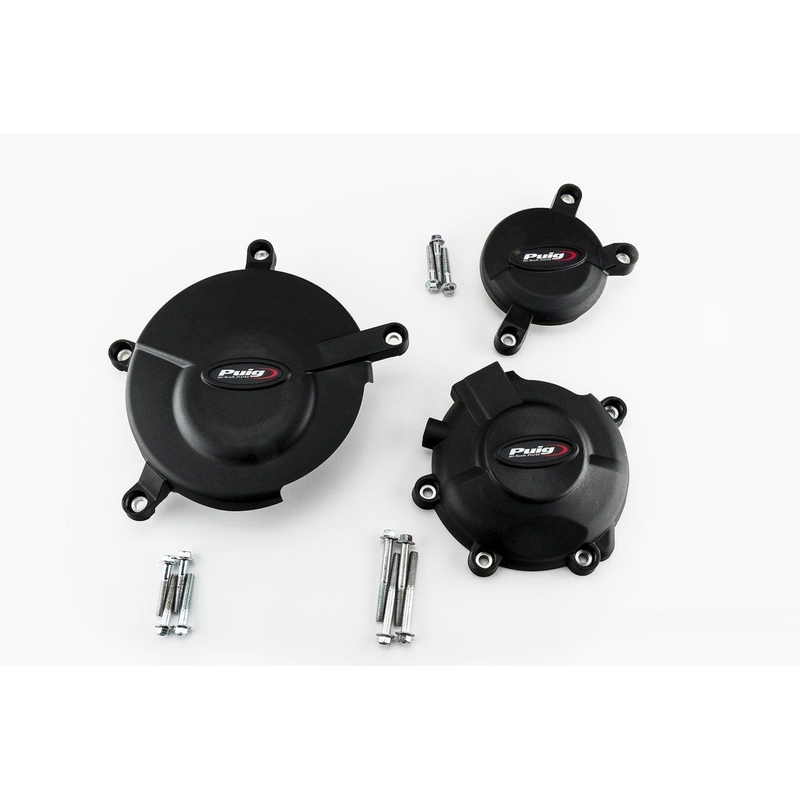  Engine protective covers PUIG fekete included right, left and alternator caps