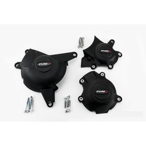  Engine protective covers PUIG 20126N fekete included right, left and alternator caps