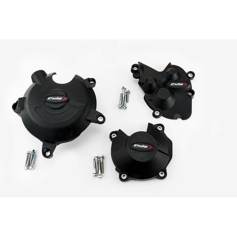  Engine protective covers PUIG fekete included right, left and alternator caps