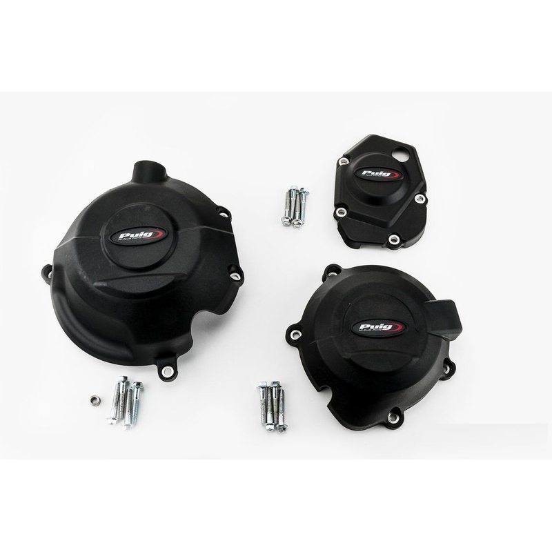  Engine protective covers PUIG fekete included right, left and alternator caps