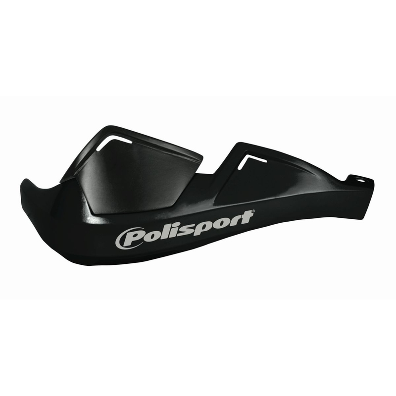 Handguard POLISPORT EVOLUTION INTEGRAL with mounting kit (?22 mm) fekete