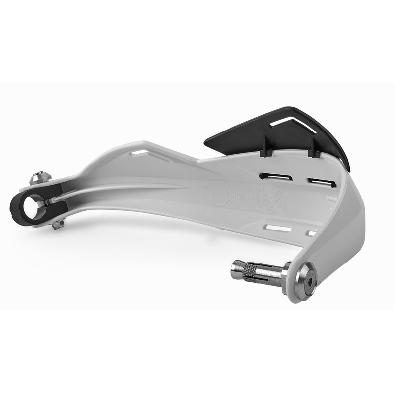 Handguard POLISPORT EVOLUTION INTEGRAL with mounting kit (?22 mm) fehér