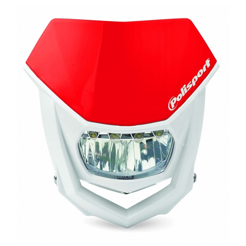 Fejidom lámpával POLISPORT HALO LED red CR 04