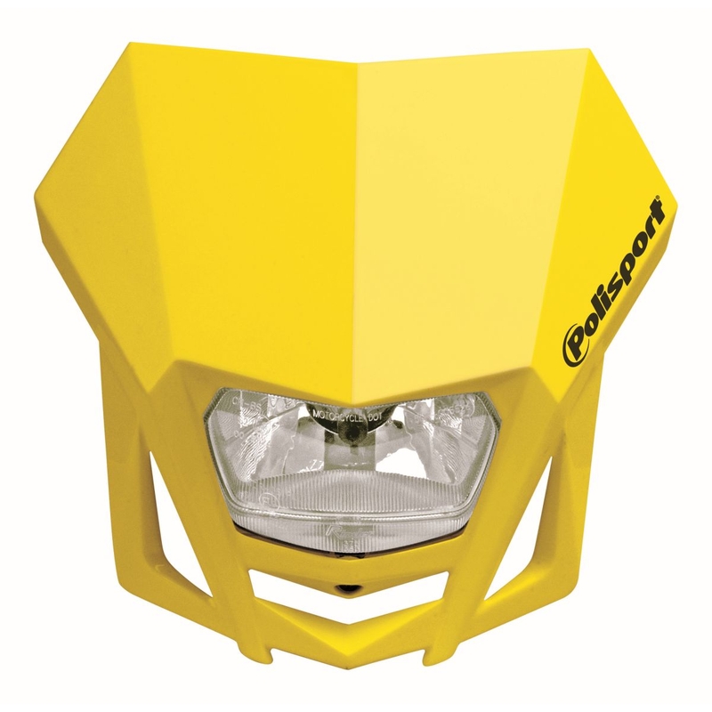 Fejidom lámpával POLISPORT LMX yellow RM 01