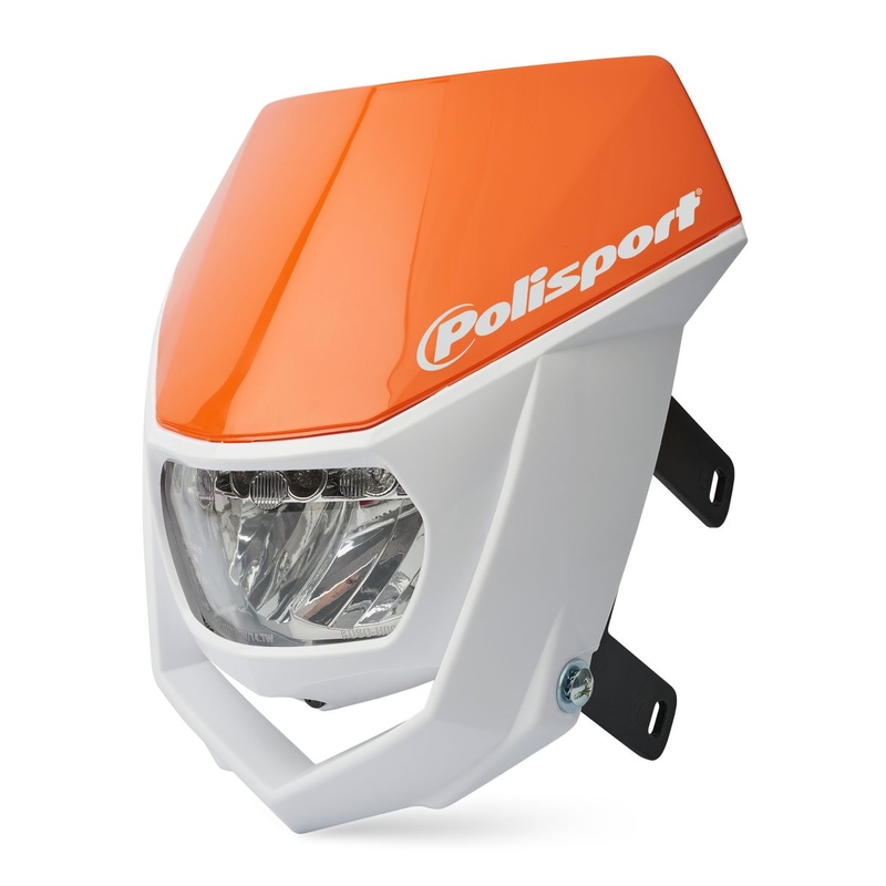 Fejidom lámpával POLISPORT HALO LED with LED narancssárga