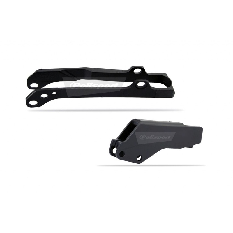 Chain guide / slider kit POLISPORT fekete
