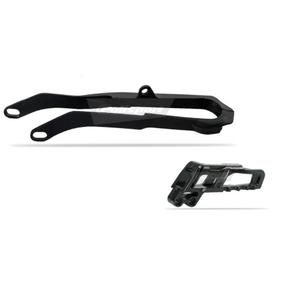 Chain guide / slider kit POLISPORT 90592 fekete
