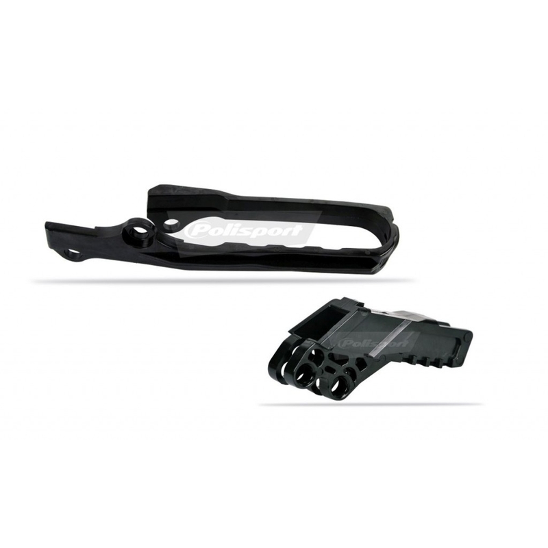 Chain guide / slider kit POLISPORT fekete