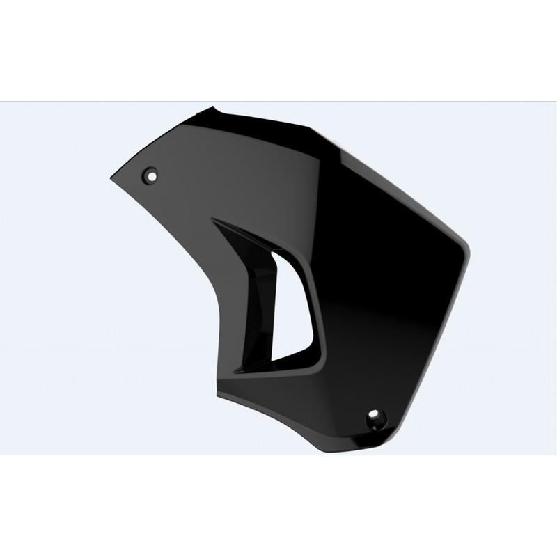 Radiator scoops POLISPORT jobb fekete részére KAWASAKI KLR 650 2008-2018