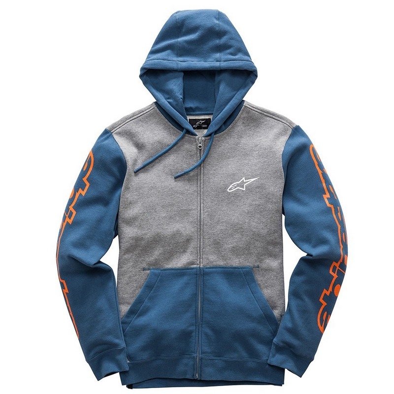 Pulóver Alpinestars Machine Gyapjú szürke-kék akció kiárusítás