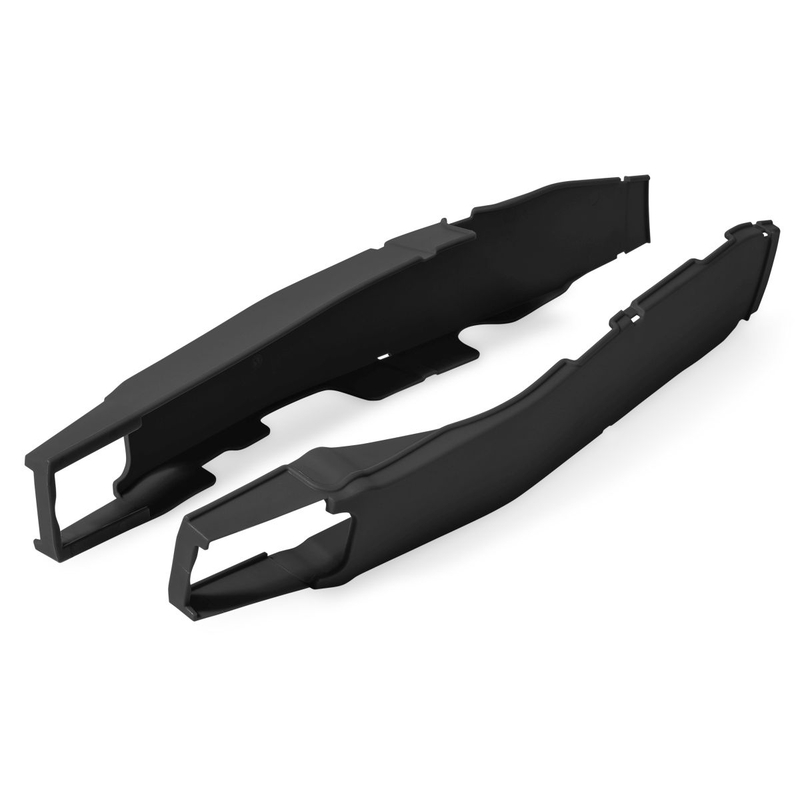 Swingarm protectors POLISPORT PERFORMANCE fekete részére KAWASAKI KX 250 (F) 4T 2012-2016, KAWASAKI KX 450 (F) 2012-2015