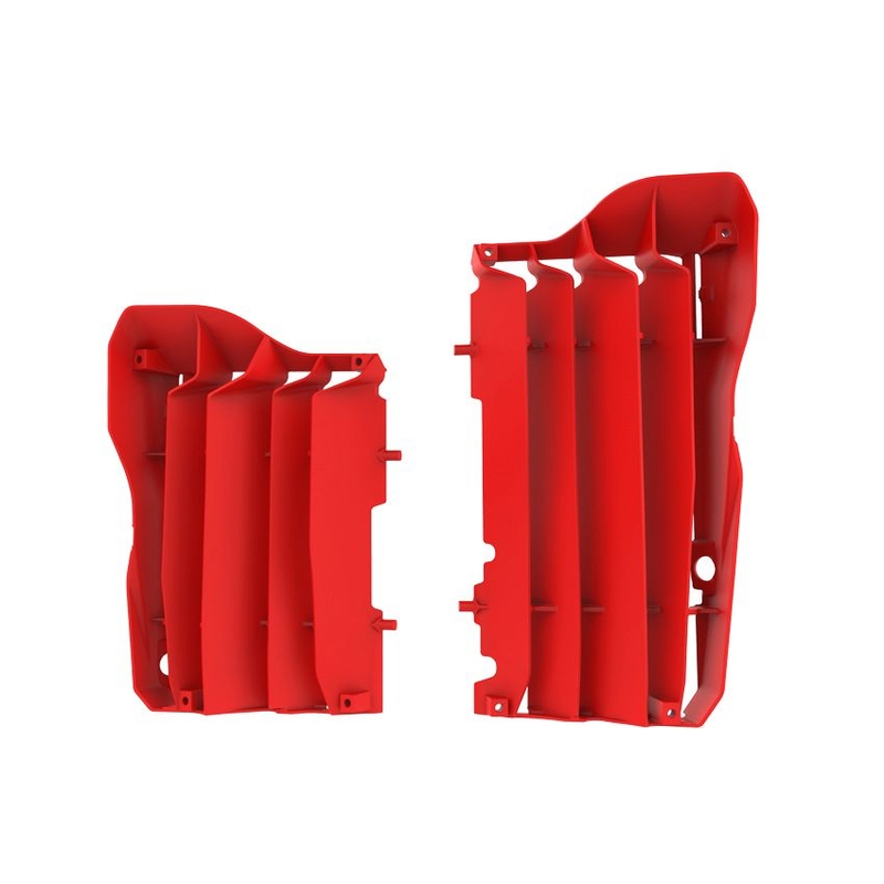 Radiator louvers POLISPORT red CR 04 részére HONDA CRF 450 R 2017-2020, HONDA CRF 450 RX 2017-2020