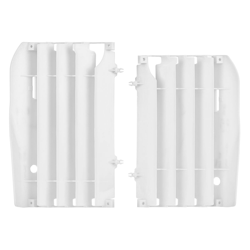 Radiator louvers POLISPORT fehér részére HONDA CRF 450 R 2009-2012