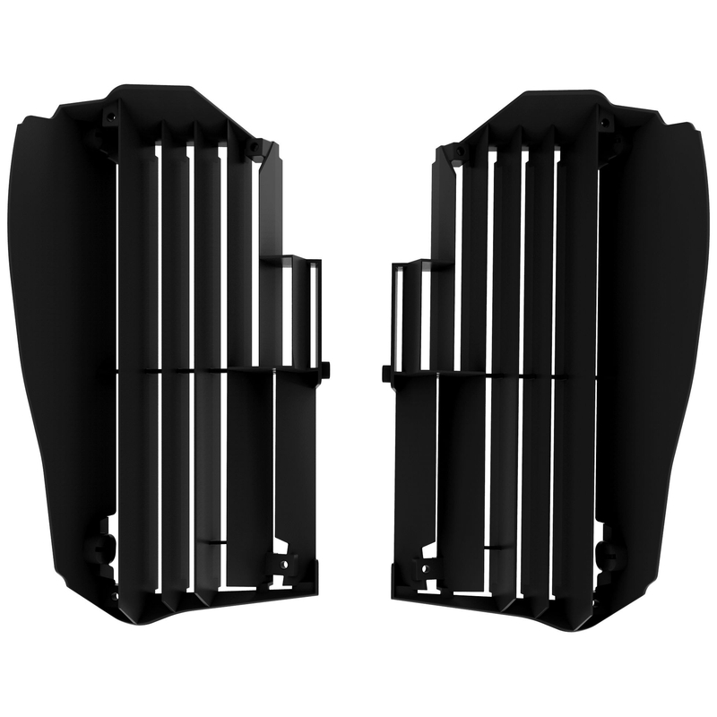 Radiator louvers POLISPORT PERFORMANCE fekete