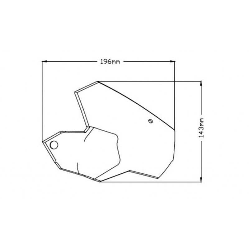 Handelbar deflector PUIG dark smoke