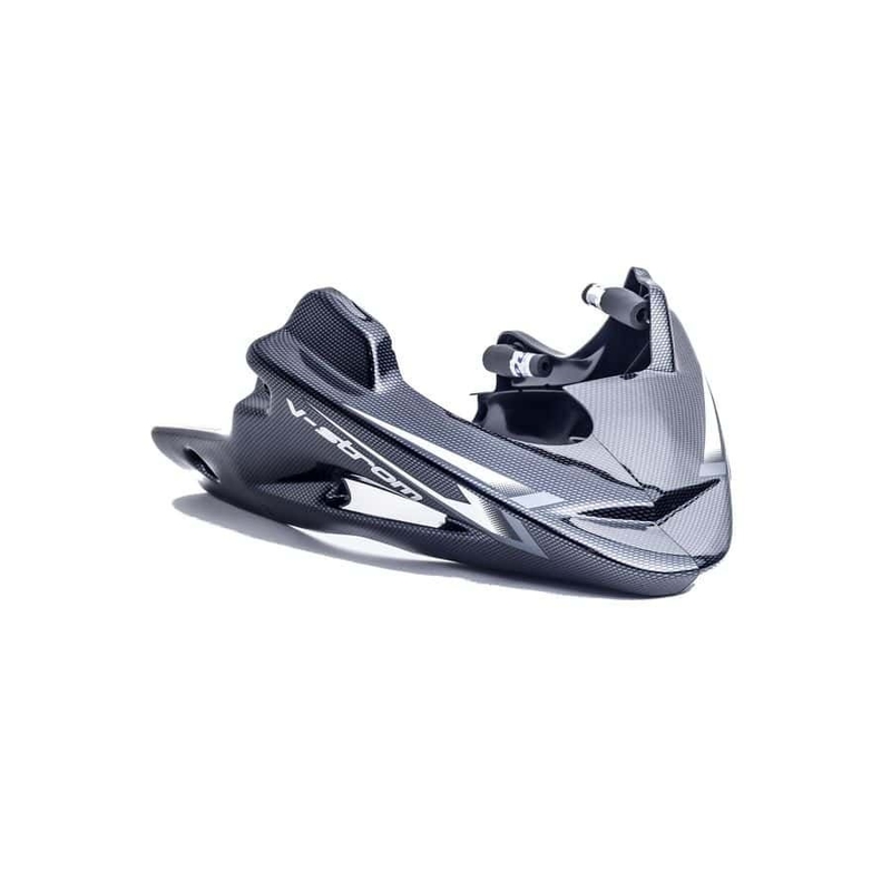 Engine spoiler PUIG carbon look stickers included részére SUZUKI SV 650 / S 2016-2026, SUZUKI DL 650 V-STROM 2004-2011