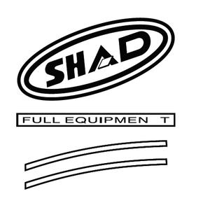 Matricák SHAD D1B43ETR piros for SH43